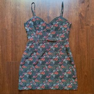 Nasty Gal floral mini dress